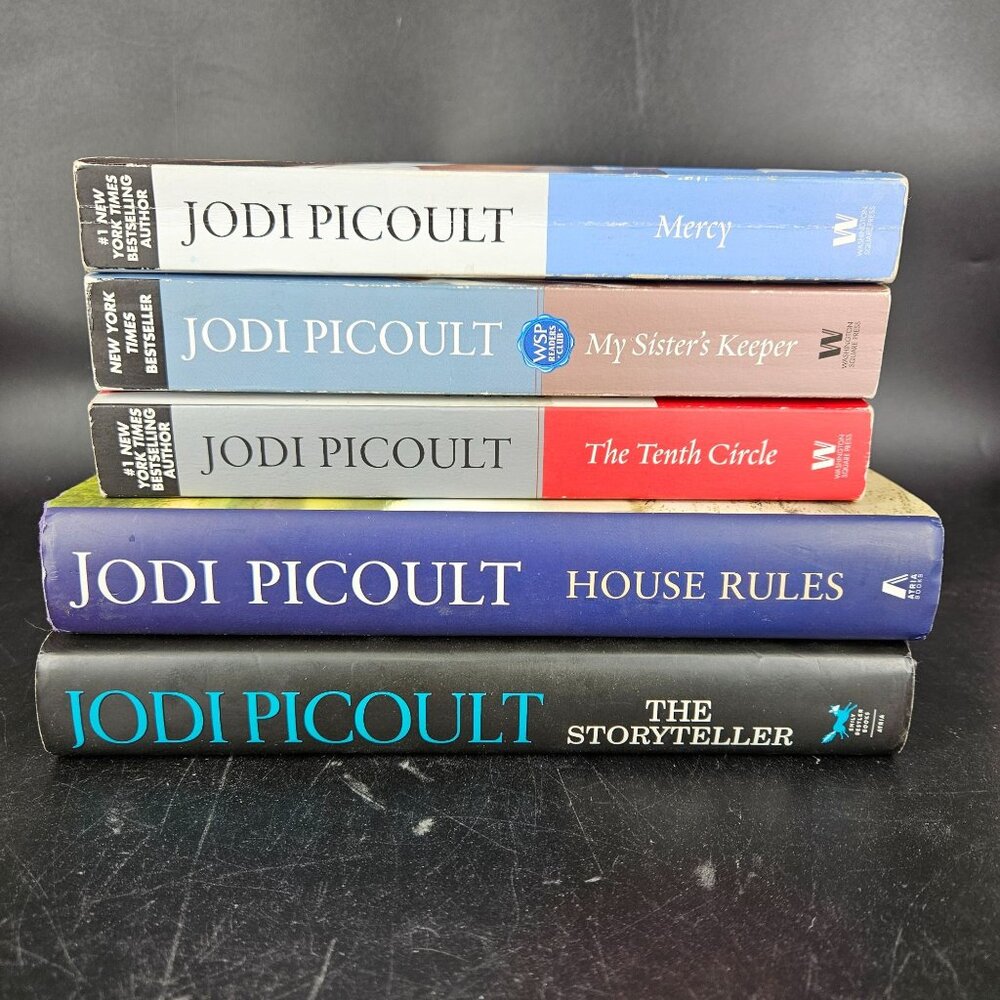 Jodi Picoult Book Lot 5 Hardcover Paperback Sign House Rules My Sisters Keeper